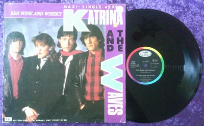Katrina & The Waves – Red Wine And Whisky - EU IMPORT 12" 1985 NEW WAVE/POP ROCK Foto 1 de 2