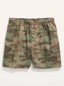 Calzoncillos boxer Old Navy estampados suaves lavados verdes camuflaje talla pequeña para hombre - Imagen 1 de 1