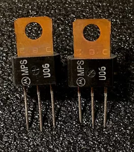 2 X MPSU06 Genuine Motorola Audio Transistor, NOS - Bild 1 von 1