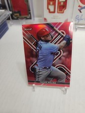 2022 Topps Finest Yadier Molina /5 Red Refractor 