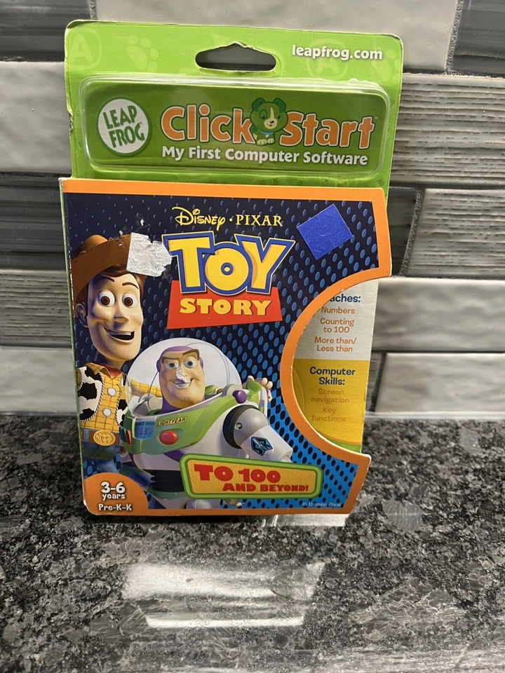 Leap Frog Click Start My First Computer Game Cartridge Toy Story New In Package - Image 1 of 2