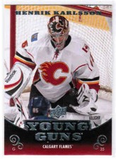 10/11 2010 UD SERIES 1&2 HOCKEY YOUNG GUNS ROOKIE RC CARDS (201-500) U-Pick List
