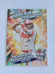 Mike Trout Angels 2024 Topps Serie 1 Baseball Home Run Herausforderung UNKRATZT - Bild 1 von 2