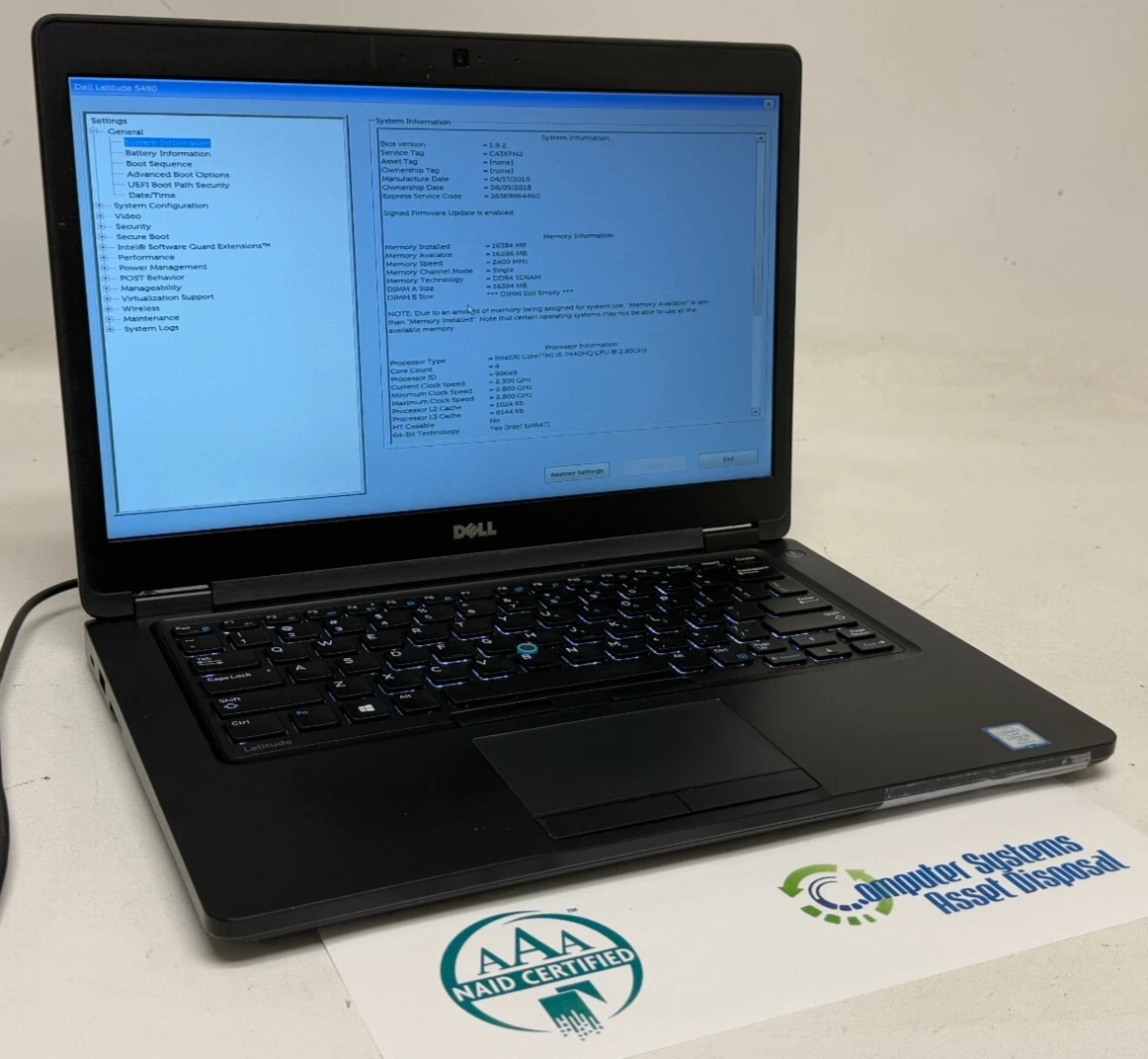 Dell Intel Core i5 7th Gen. PC Laptops & Netbooks 256 GB SSD