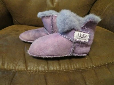 漂亮 学步女孩 紫色 Ugg 靴子,L — 第 1/3 张图片