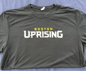 Overwatch League Boston Uprising T Shirt Men L Big Logo Black Gaming Tee NEW - Picture 1 of 6