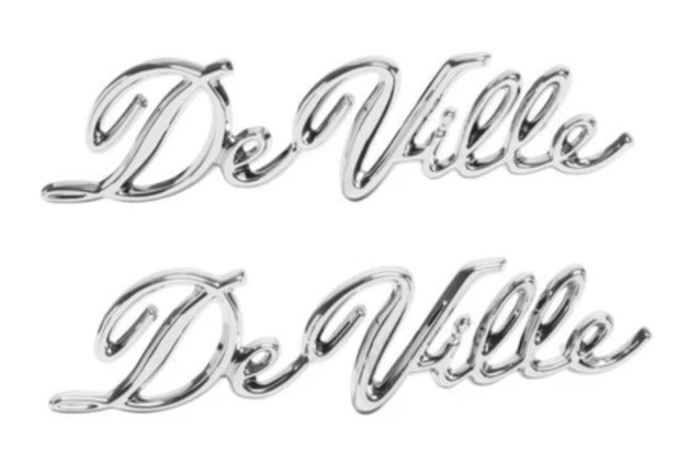 Комплект деталей отделки задняя четверть крыла эмблема модели Cadillac DeVille 1965-1970 годов выпуска - Изображение 1 из 2