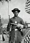 Civil War Soldier African American 1864  8x10 PHOTO PRINT
