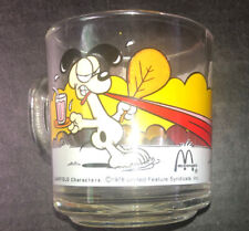 Vintage 1978 Garfield/Odie Characters McDonald's Drinking Glass Mug