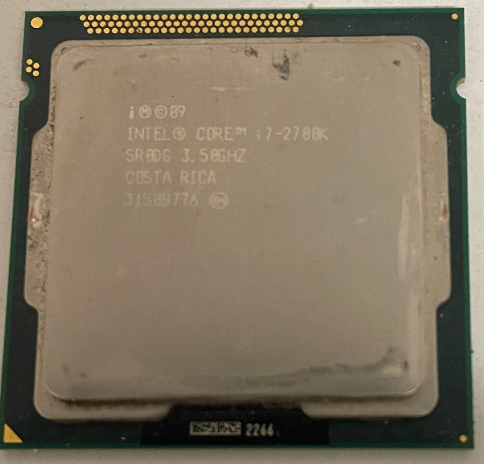 CPU Intel Core i7-2700K 3,5GHz socket 1155/LGA1155 SR0DG CM8062301124100 usata - Immagine 1 di 1