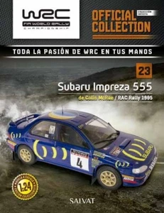 Coleccion WRC Rally 1/24. Subaru Impreza 555 de Colin McRae - RAC Rally. SALVAT - Imagen 1 de 2