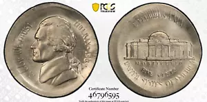 1989 P Jefferson Nickel PCGS MS 64 Broad struck Mint Error Free Shipping - Picture 1 of 7