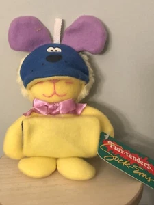 Hallmark Purr-Tenders Cats Sock-Ems 1987 Hallmark Cards Peluche Nuevo Stock Antiguo - Imagen 1 de 6