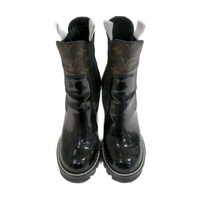 AUTHENTIC NEW LOUIS VUITTON RUNWAY FETISH HIGH RUBBER BOOTS BLACK | eBay