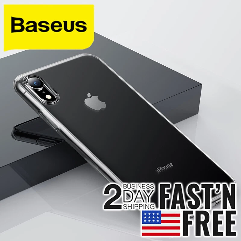 For iPhone XR XS Max Simplicity With Charging Port Plug Phone Case Cover Foto 1 de 4