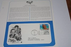 US First Day Cover ...Popular Singers...1994...Mint - Bild 1 von 2