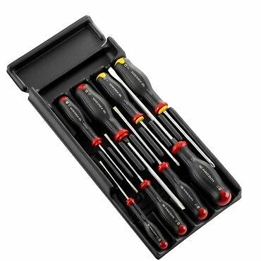 Facom MOD.AT1 8 Piece Protwist Slotted & Phillips Screwdriver Module Set - Image 1 of 1