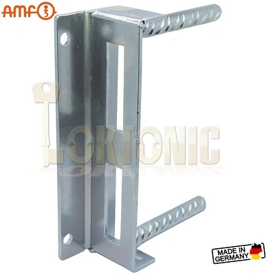 AMF 145-40 Heavy Duty Zinc Plate Steel Striker Wrought Iron Gate Brickwork - Image 1 of 4
