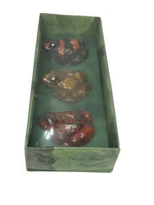 frog candles 3 pack rain forest 1533 0001 set 1 - Picture 1 of 6