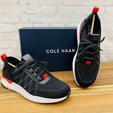 New Cole Haan Men 8.5M Grand Sport Knit Trainer Black Sneaker Shoes