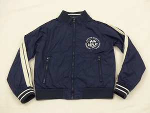*REPLAY BLUE JEANS INC KINDER CASUAL SOMMER BOMBER JACKE*BLAU*GR: 130*WIE NEU - Bild 1 von 10