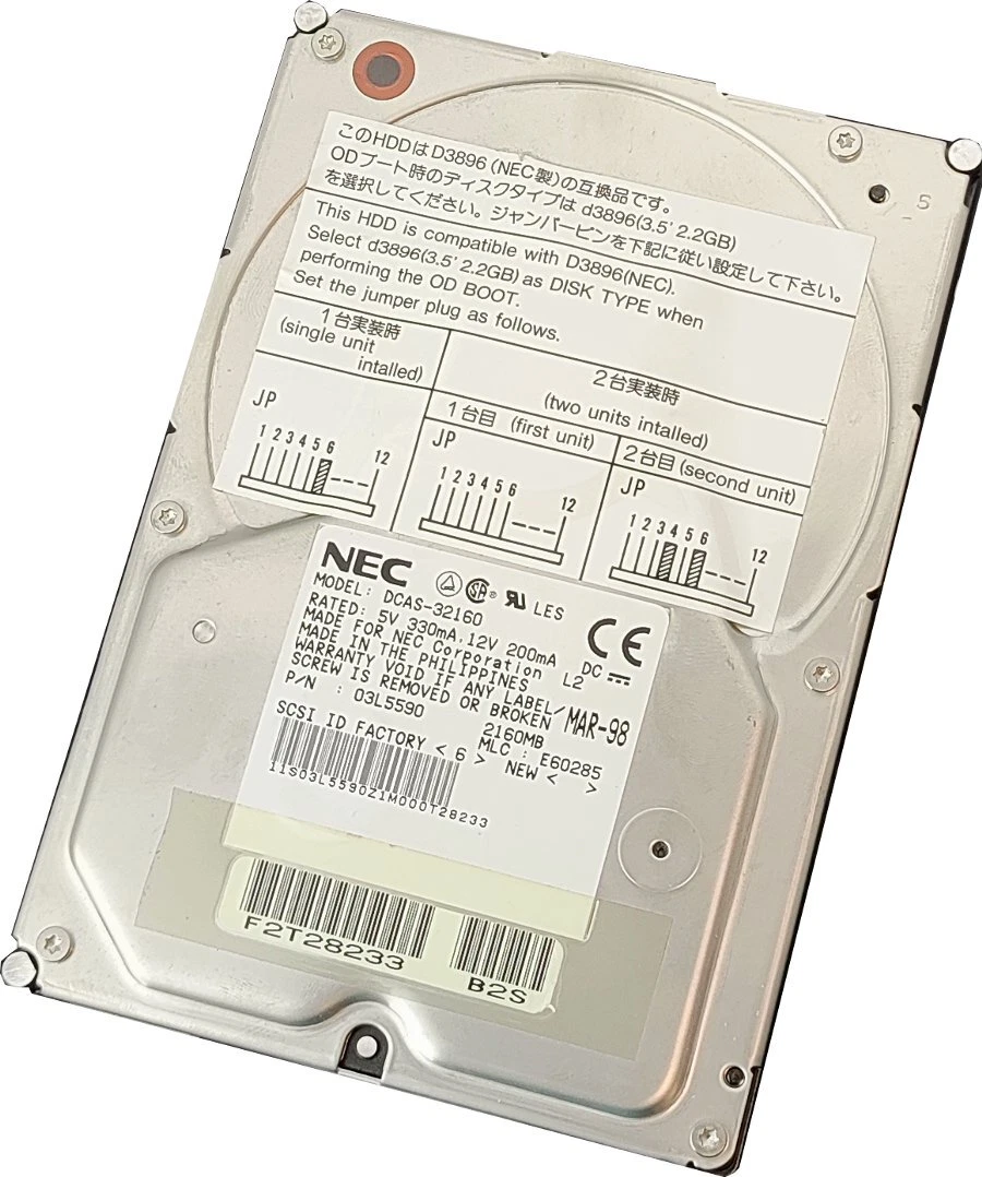 NEC Internal Hard Disk Drives for sale | eBay