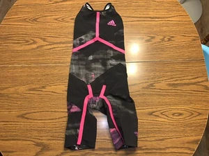 Costume da bagno donna Adizero XVIII Freestyle schiena chiusa FINA taglia 24" CD5234 - Foto 1 di 10