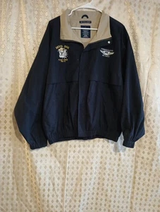 Vintage Conmemorative AIR FORCE windbreaker  jacket DEVILS DOG FLIGHT CREWPBJ-1J - Picture 1 of 24