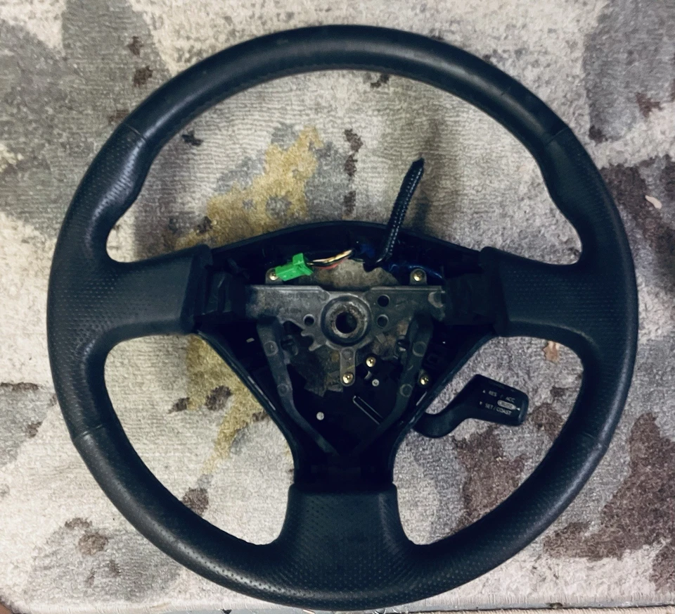 2007 Subaru Forester Black Vinyl Steering Wheel GS120-01390 *Free Shipping  - Image 1 of 2