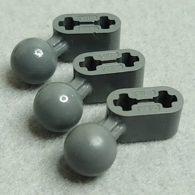 LEGO Technic 50923 Dark Bluish Gray Liftarm Ball Joint Angled 1x2 Genuine MOC - Image 1 of 4