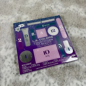 L.A. Calendario de Adviento Maquillaje 12 Piezas Cuenta Regresiva para Belleza Colores - Nuevo y Precintado - Imagen 1 de 5