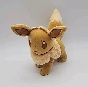 Pokemon Evee Plush Nintendo 2021 Jazwares Stuffed Animal 8" - Picture 1 of 9