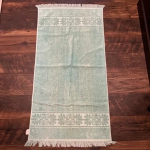2193 Asciugamano Vintage Cannone Monticello Verde Scolpito 42” X 22” - Foto 1 di 5