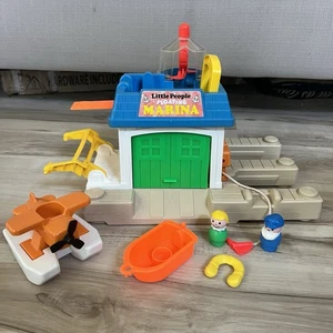 1987 Fisher-Price Little People Floating Marina 2582 Vintage - Picture 1 of 5
