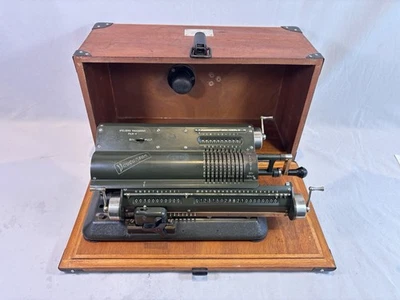 Ancienne machine à calculer Ateliers Vaucanson AVA 20 Paris France Années 30/40 - Photo 1/4