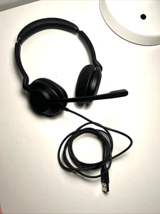 Jabra Wired Headset USB Stereo Black UNTESTED Evolve2 30 UC Computer - Bild 1 von 12