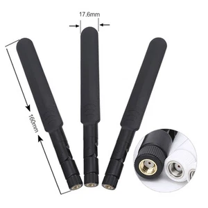8dBi 2.4GHz 5GHz 5.8GHz Dual Band Wireless WiFi RouterAntenna RP-SMA Jack Mal*DB - Afbeelding 1 van 7
