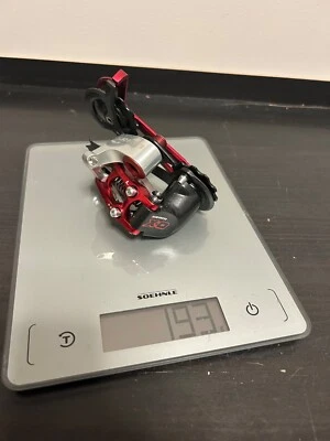 Nuevo de Lote Antiguo Sram X-0 9s Desviador Trasero Jaula de Carbono Medio Negro/Plateado/Rojo NUEVO Foto 1 de 4