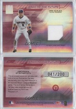 2004 Donruss Elite Back to the Future Jerseys /200 Hank Blalock #BF-4