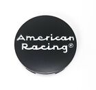 American Racing Satin Black Snap-In Wheel Center Hub Cap for AR904