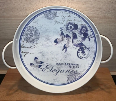 Tablett Rund mit Motiv „Elegance“ **NEU** - Bild 1 von 4