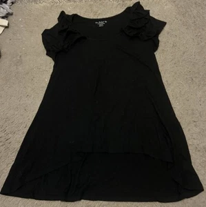 Ladies size 12 black long t-shirt - Picture 1 of 1