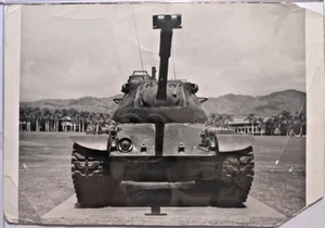 AMERICAN M47 PATTON TANK 1947 In Vietnam Fotografia Militaria 3F - Foto 1 di 3