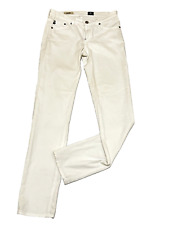 Adriano Goldschmied AG Women's White Jeans The Stilt Cigarette Leg Size 26R