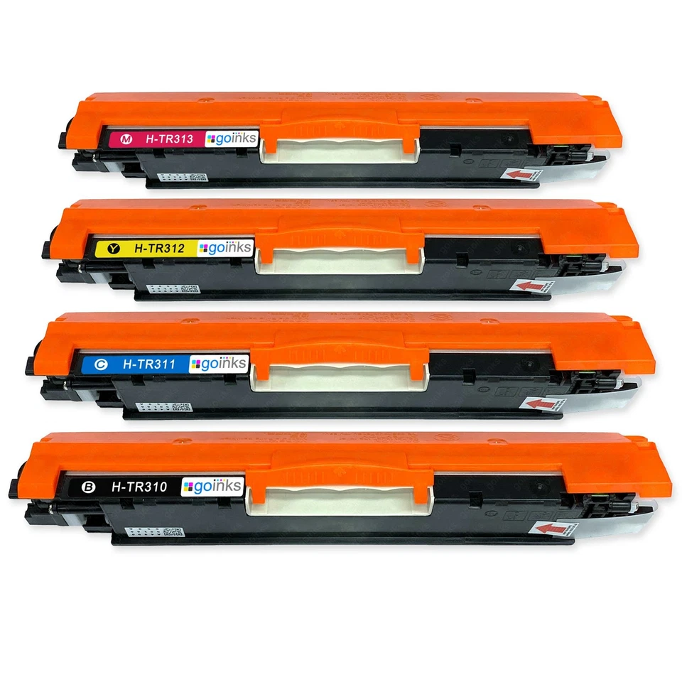 4 Laser Toner Cartridges (Set) for HP LaserJet Pro 100 color MFP M175a & M175nw - Image 1 of 1