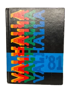 1981 Guilford Senior HIGH SCHOOL YEARBOOK Rockford IL Valhalla Signatures - Picture 1 of 12