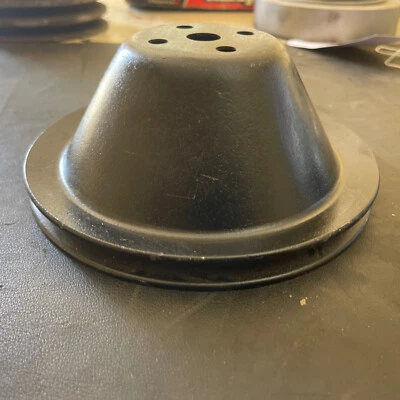 Chevrolet Camaro 327 350 1967 1968 polea de bomba de agua de ranura única Foto 1 de 4