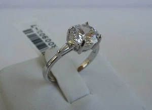 ANILLO DE BODA DE MUJER DE PLATA ESTERLINA 925/TALLA 5-9 2.75 CTS LABORATORIO SIMULANTE DIAMANTES - Imagen 1 de 10