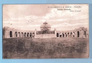 CR3348 Cart. Regionali: Parma - Monumento a Verdi - veduta - viagg.1919 - Imagen 1 de 1