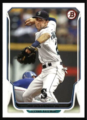 2014 Bowman Nick Franklin #195 Seattle Mariners - Image 1 of 2